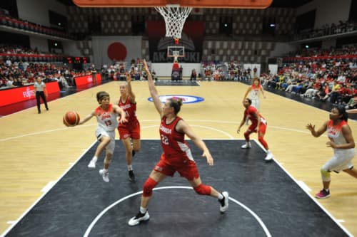 バスケットボール女子国際強化試合2018 三井不動産カップ新潟大会